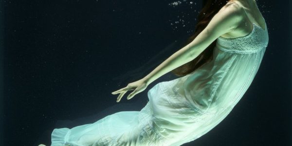 girl underwater